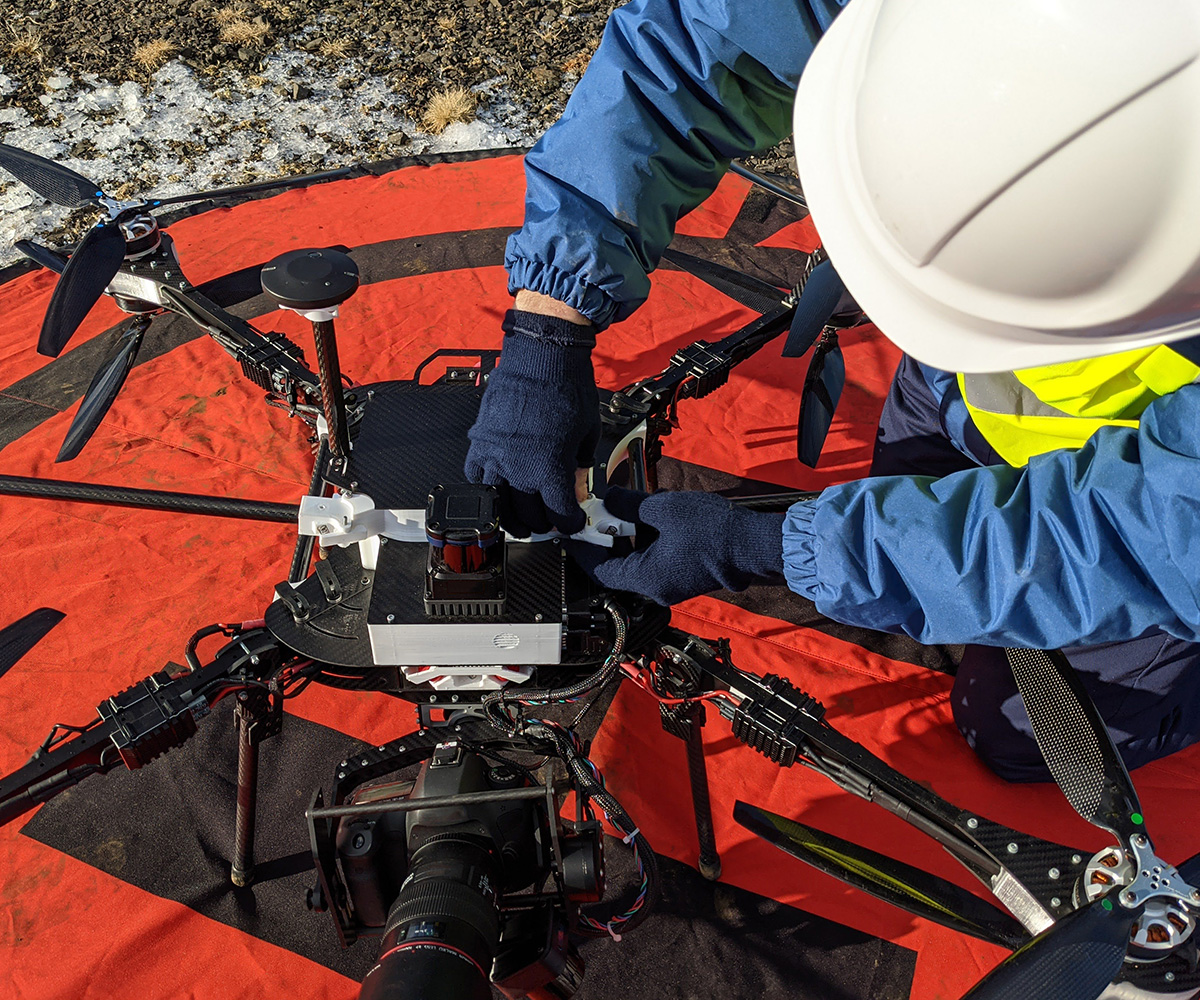 Close up of Perceptual Robotics dhalion drone