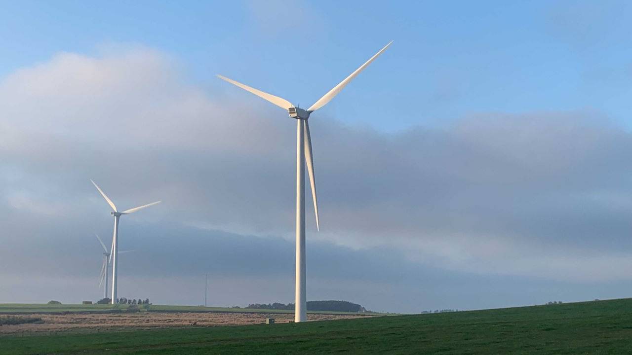 This is an image of a wind turbine.