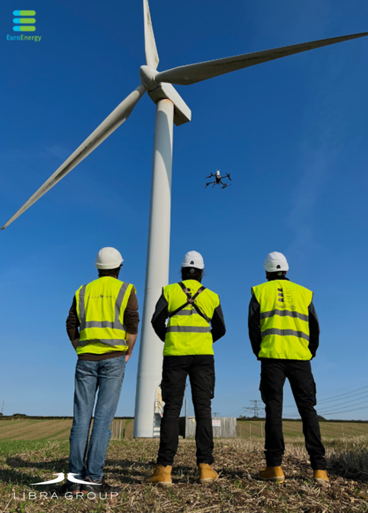 This is an image of the EuroEnergy team flying our Dhalion drone