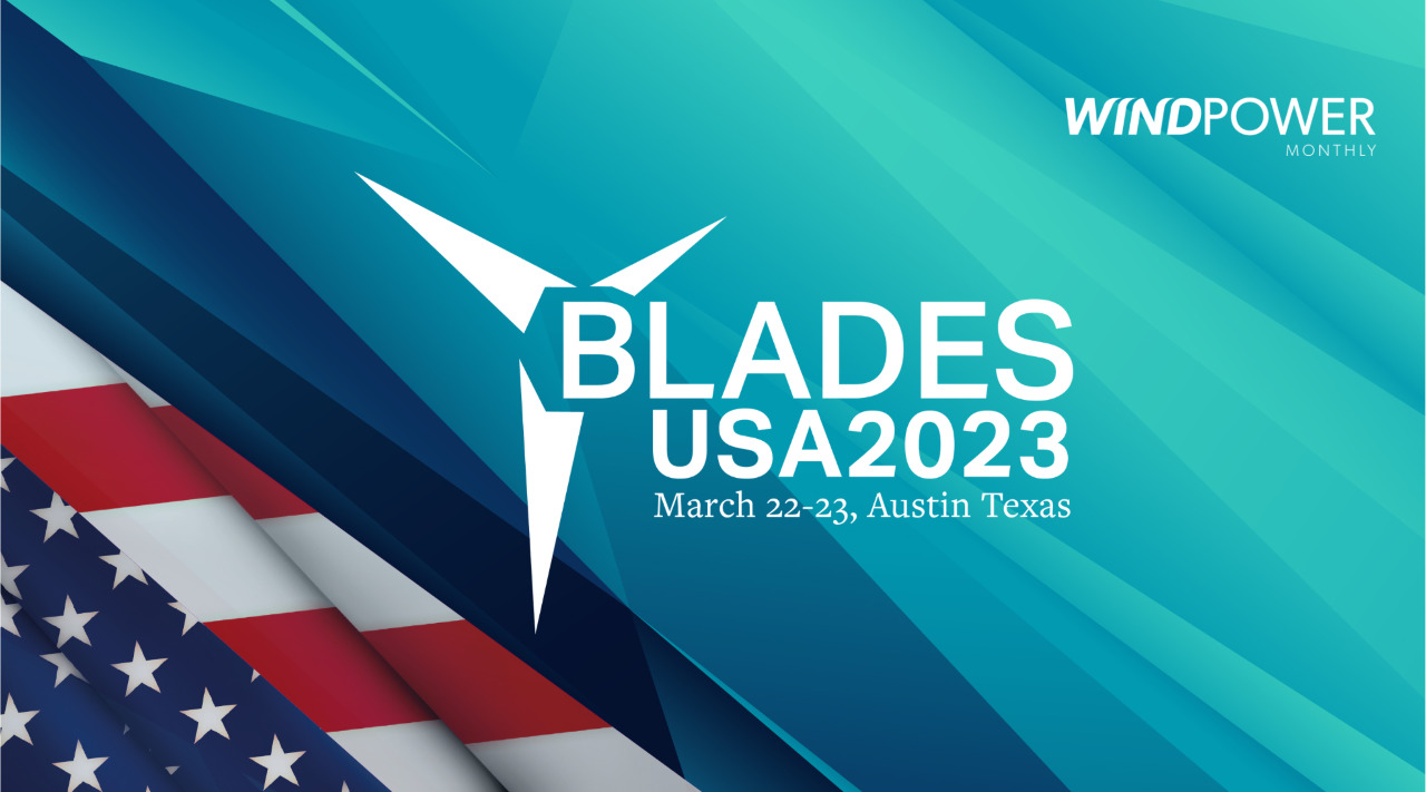 This image is a graphic advertising Blades USA 2023 with their logo and information on the event.