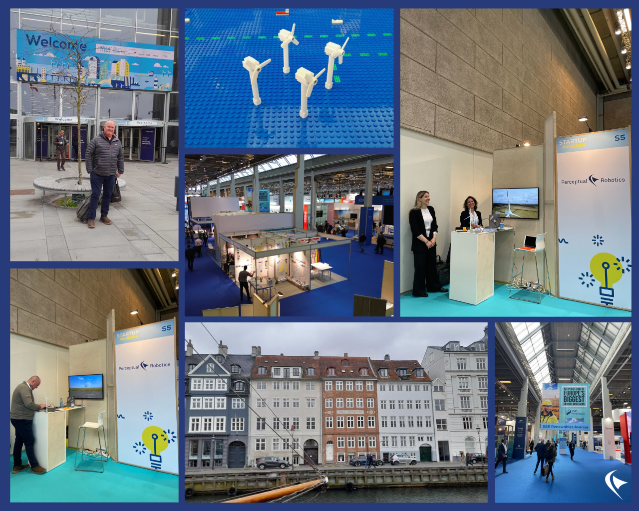 This is a collection of images at the team at Wind Europe and in Copenhagen.
