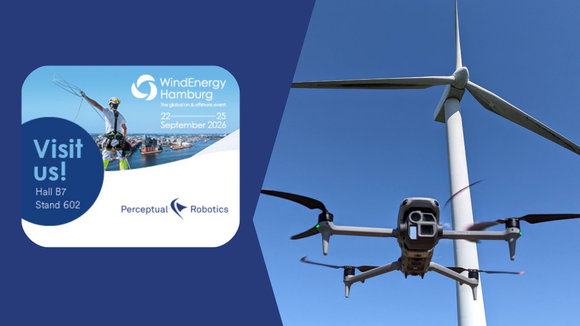 Wind Energy 2026 announcement. Out team will be showcasing Dhalion system.