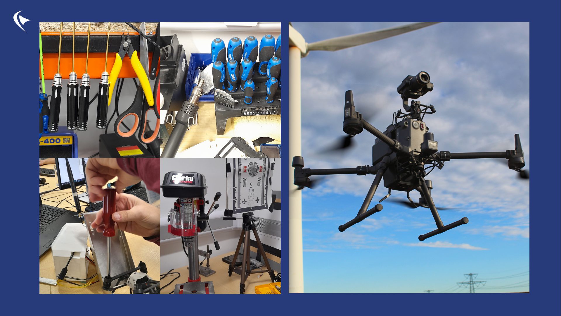 This shows a collage of images of the annual maintenance of Dhalion system